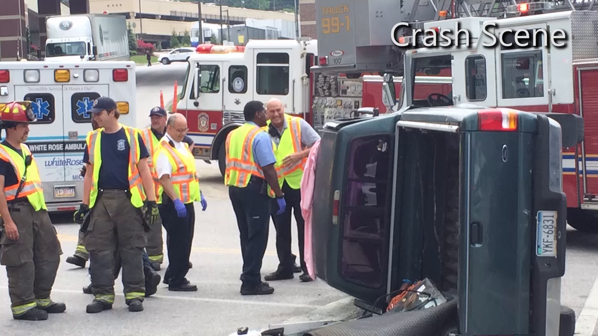 IMAGES York Hospital crash scene