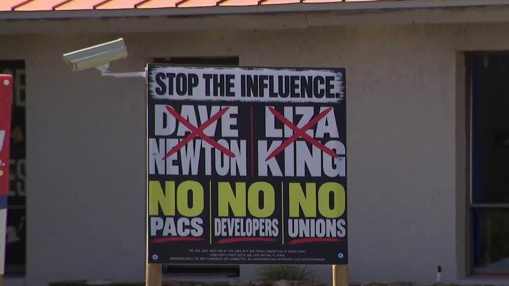 Fake cameras on Cape Coral political signs raise concerns amid license ...