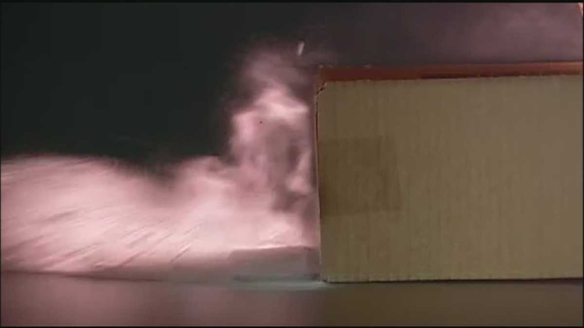 Pancake effect may explain why wall blew out in fatal fire