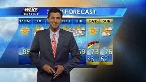 Very warm to start the week