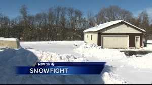 View of Snow removal dispute leads to police call, citations