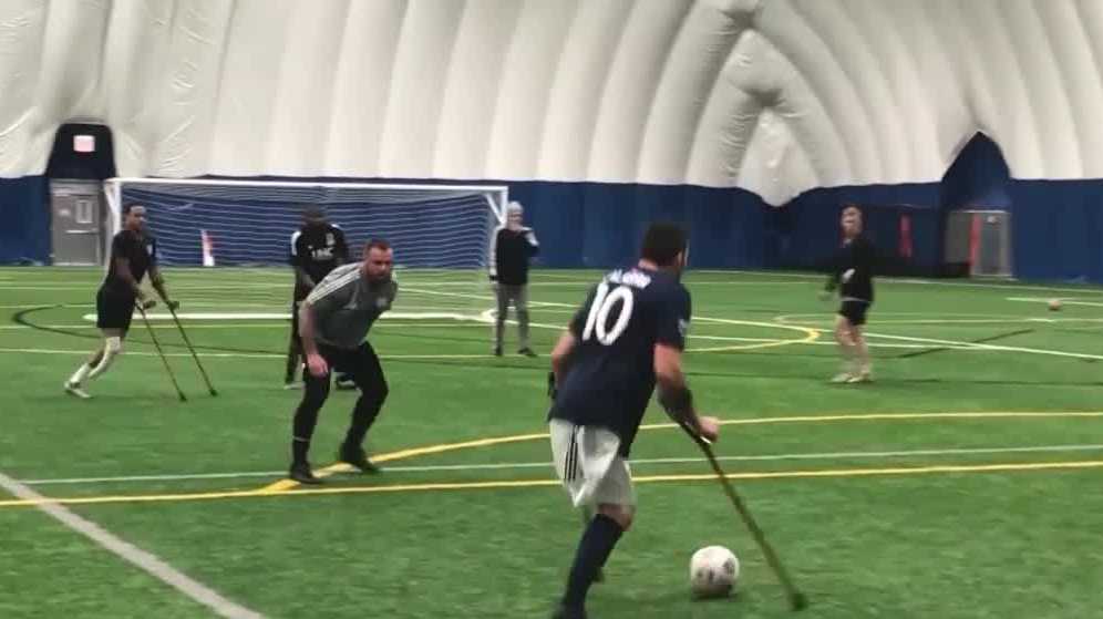 US Men's national amputee soccer team trains in Hooksett
