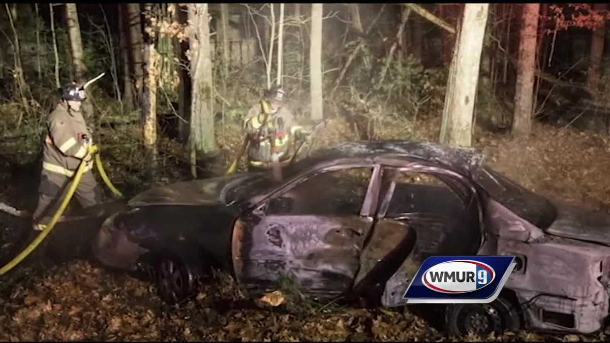 WATCH: Man saves woman's life in Everett Turnpike car fire