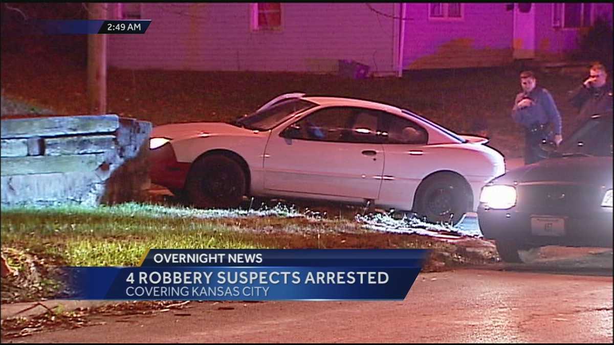 4 Suspects Arrested After Overnight Crime Spree