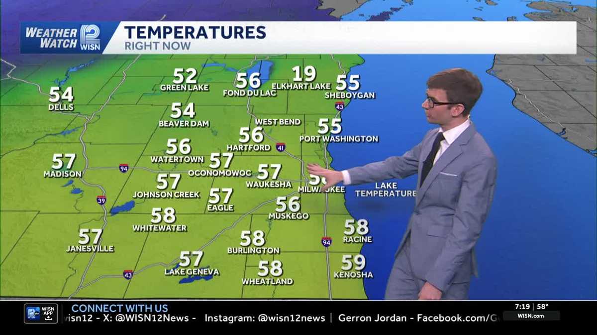 Drying out before next chance for rain in SE Wisconsin