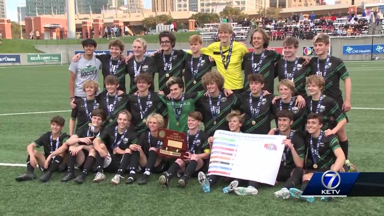 Gretna, Skutt Catholic Boys Soccer Take Home State Titles