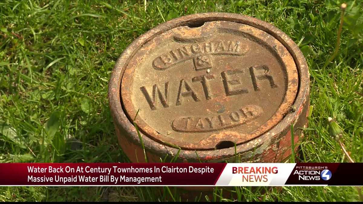 Water back on at Century Townhomes in Clairton