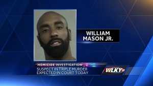 Suspect in triple murder due in court