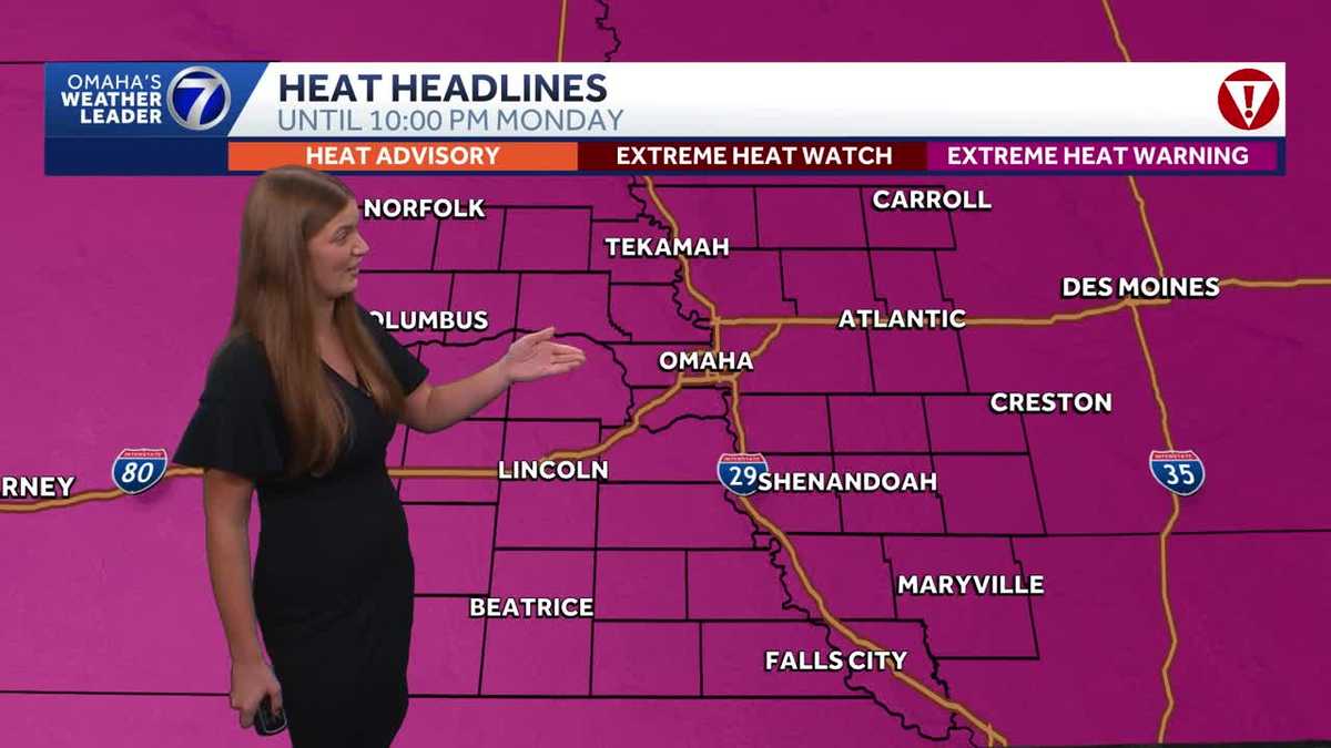 Omaha under an extreme heat warning Monday