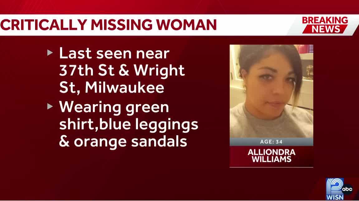 Milwaukee police search for critically missing woman, 34