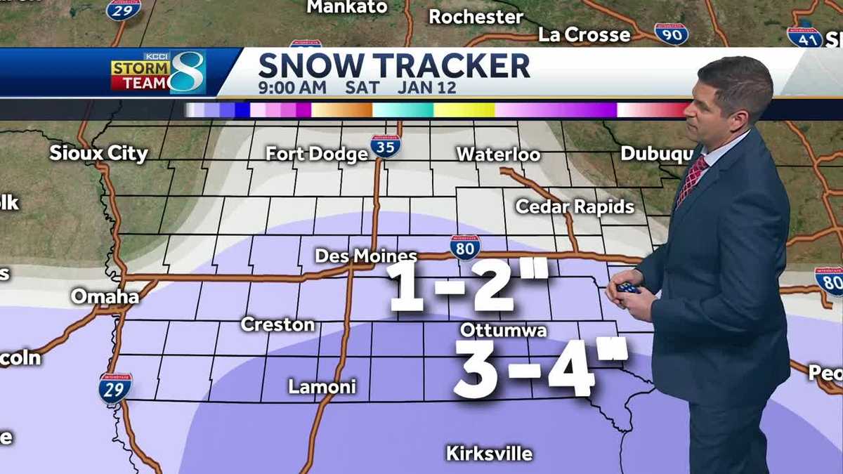 Snow chances shaping up for end of week