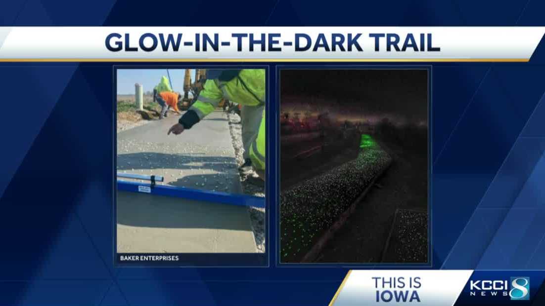 Longest glow-in-the-dark trail in the U.S. built in Vinton, Iowa - Vimarsana News