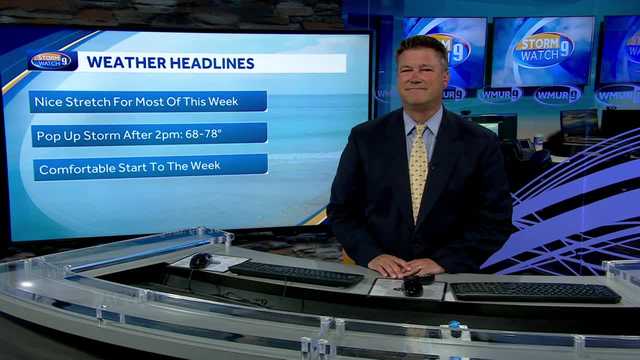 New Hampshire weather video: Nice stretch to start week