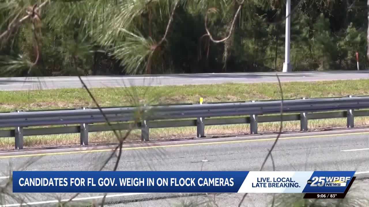 Candidates for Florida governor weigh in on flock cameras