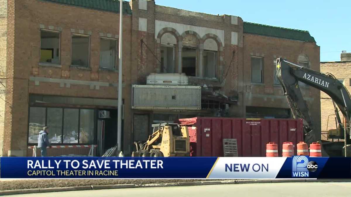 Historic Racine theater being demolished despite efforts to save it