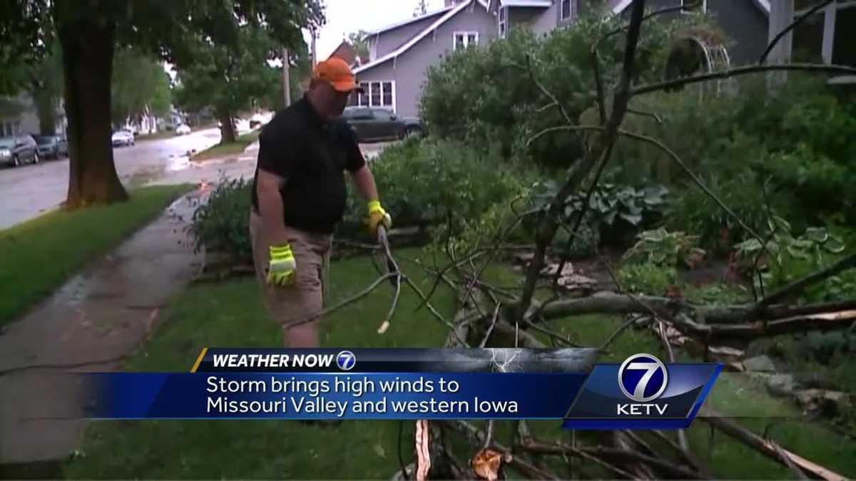 Storm brings high winds to Missouri Valley, western Iowa
