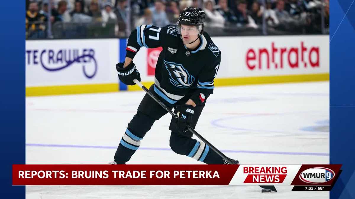 Bruins trade two first-round draft picks for JJ Peterka - WMUR