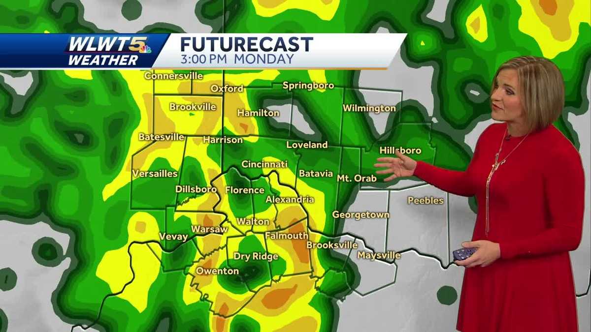 Soaking wet start to the week