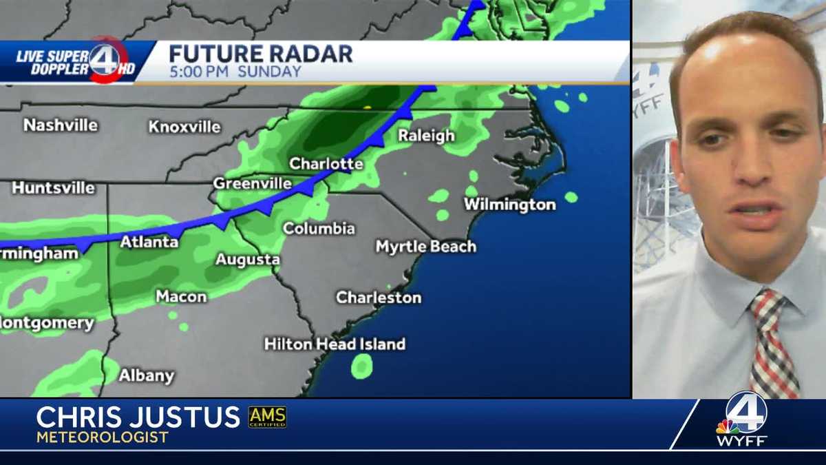 Heavy rain, colder air on the way