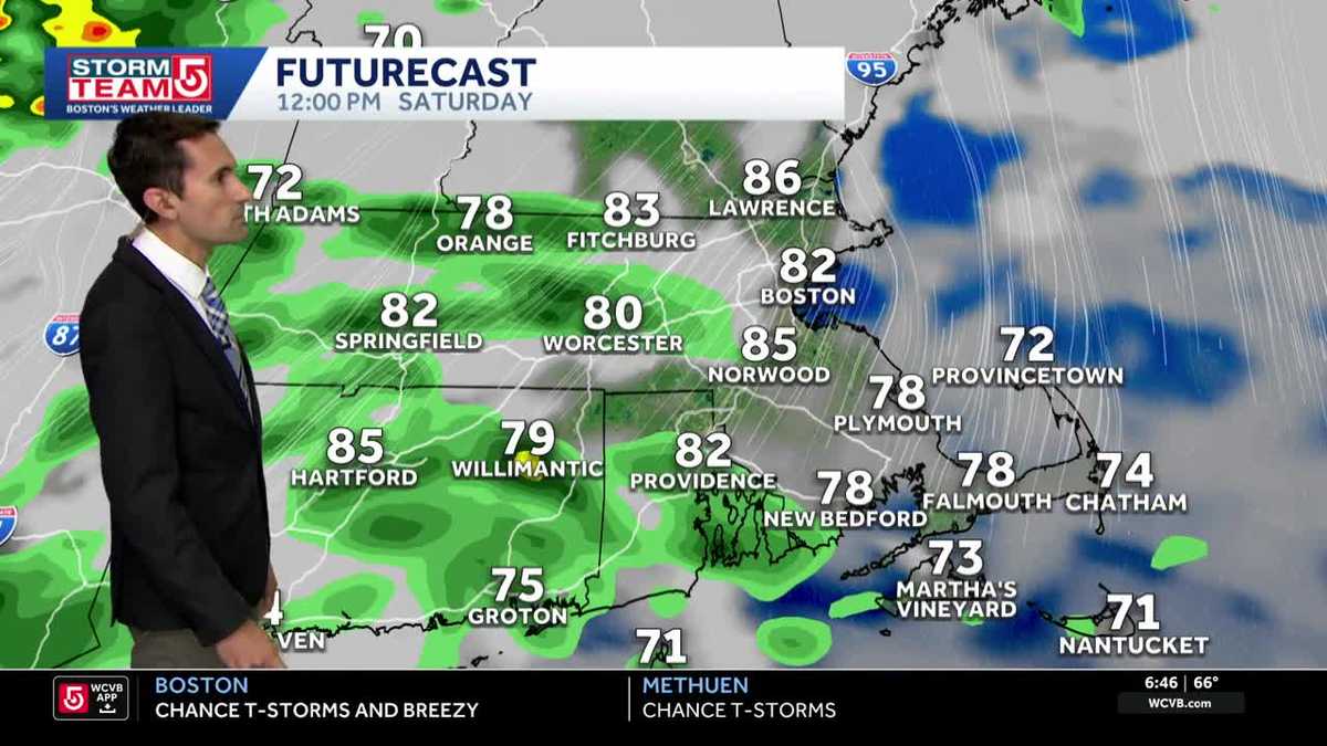 Scattered Saturday Storms, Sunny Sunday
