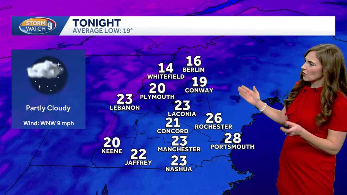 Video: Milder weather with heavy rain ahead