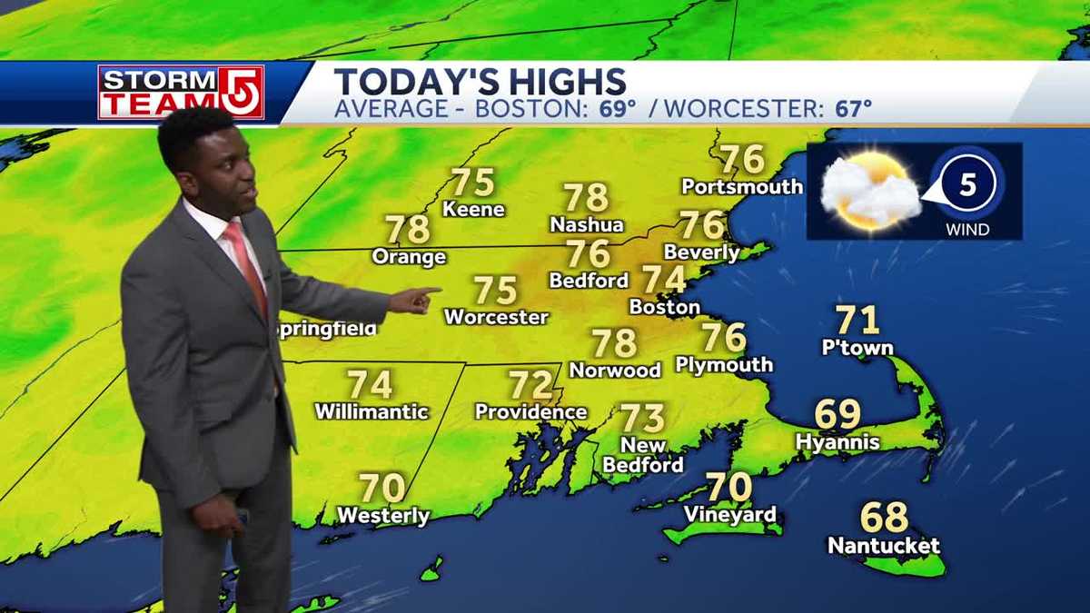 Video: Mix of sun and clouds for weekend