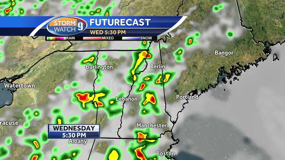Isolated Showers Storms Possible Wednesday Afternoon