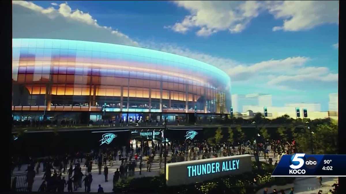 Mayor David Holt unveils new arena design for Oklahoma City Thunder
