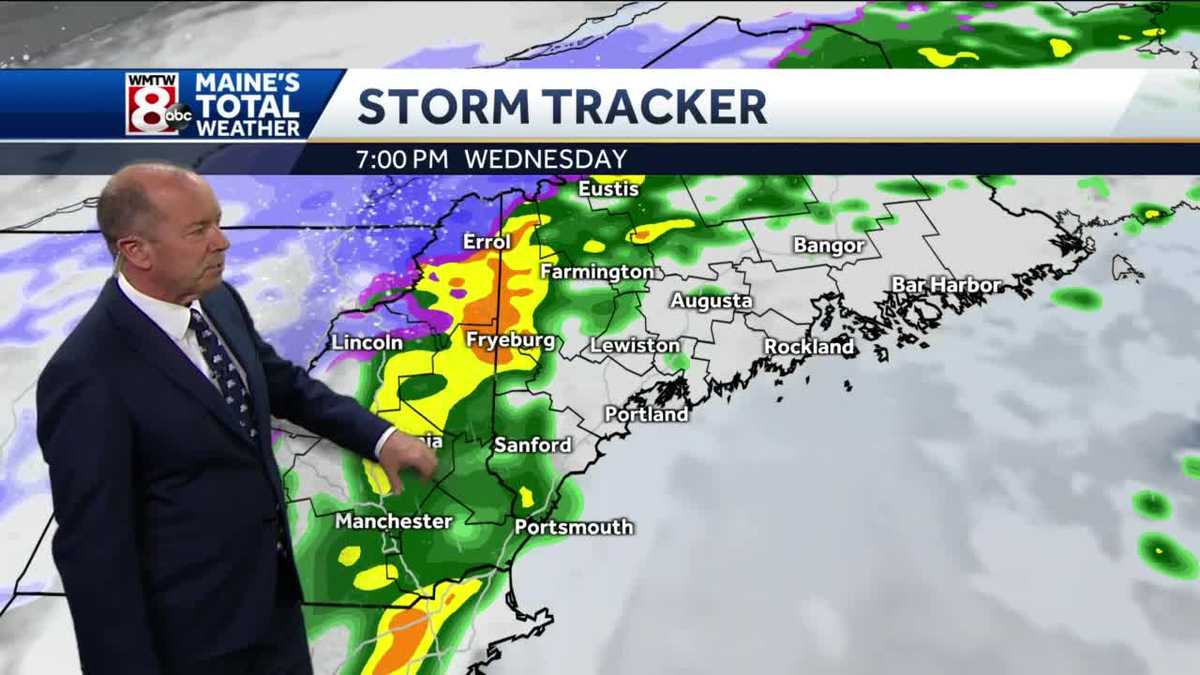 Periods of rain today and tonight.