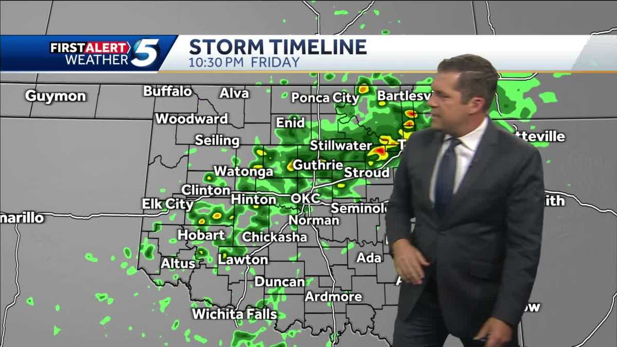 Rain timeline for tomorrow