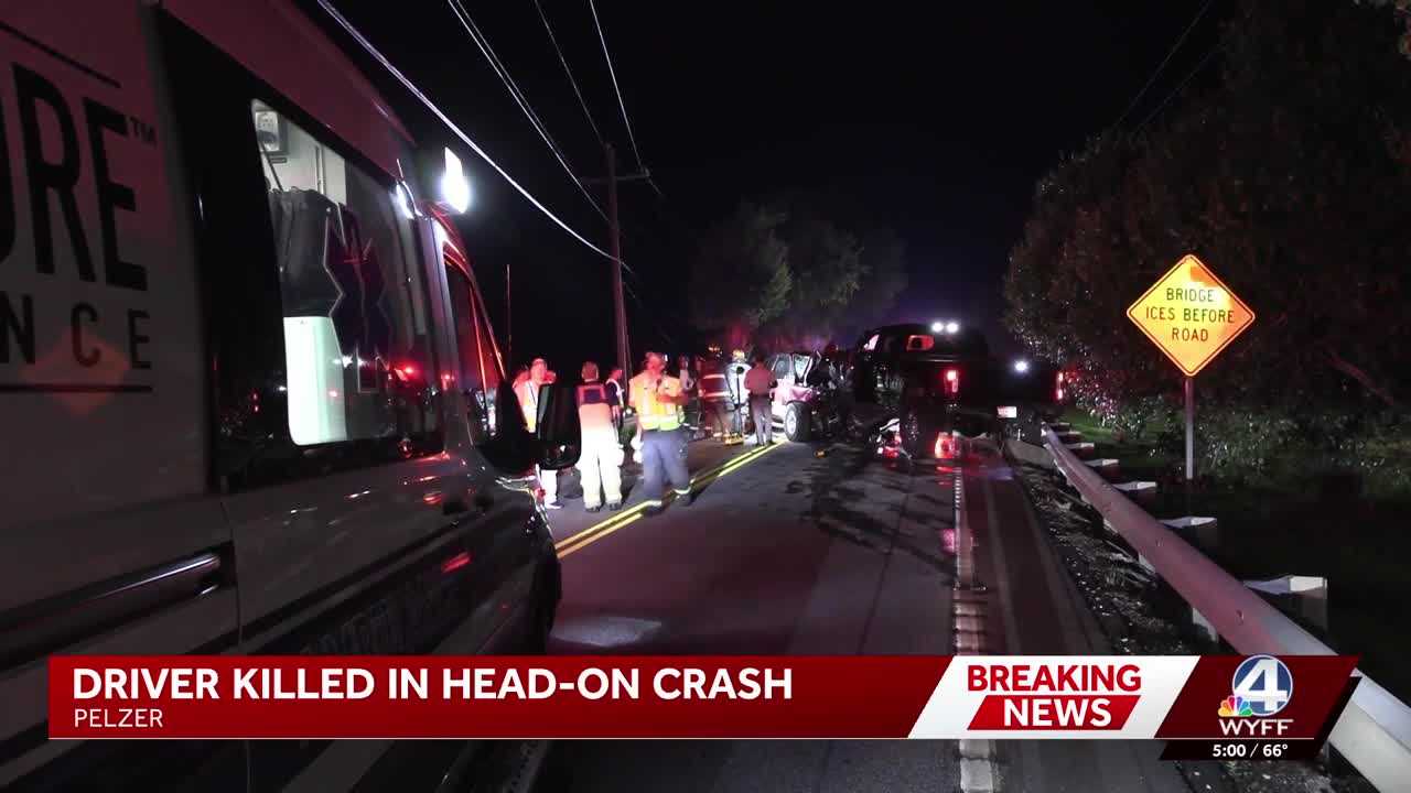 Driver killed in head-on crash in Anderson County