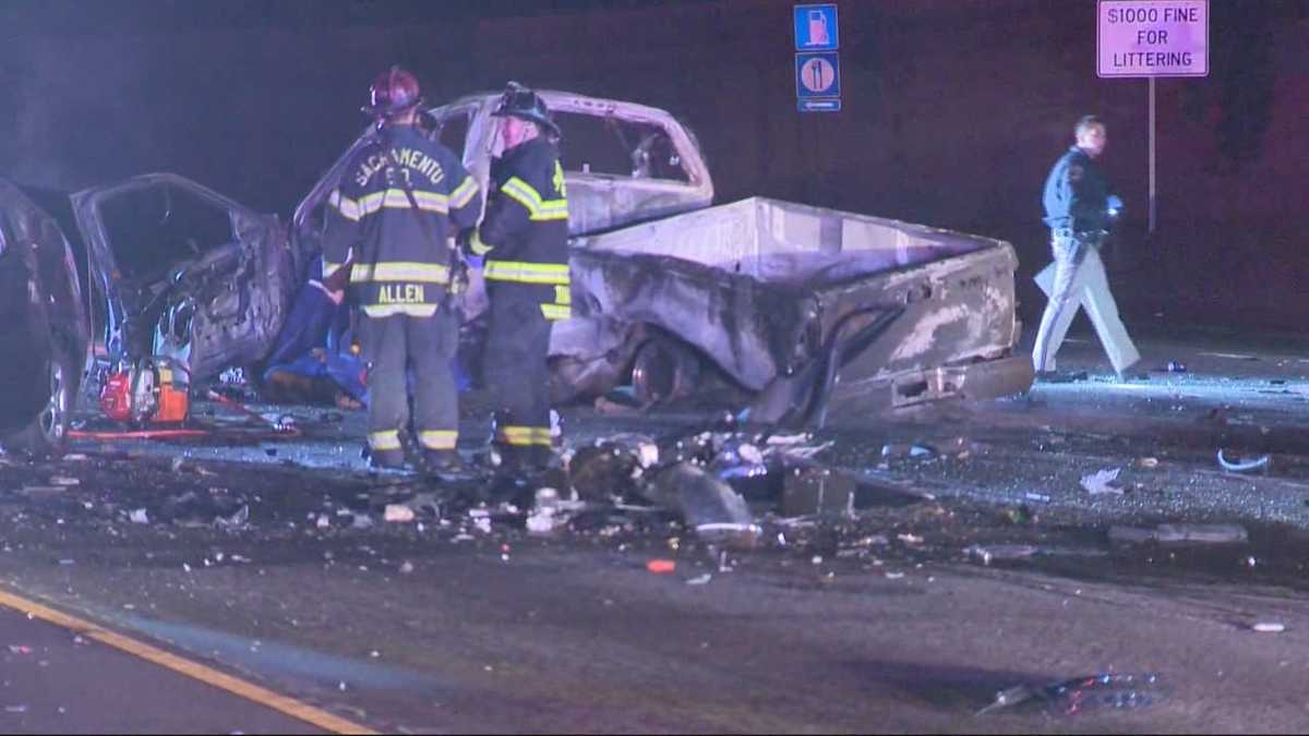 Multivehicle crash on Hwy. 50 in Sacramento leaves 4 dead
