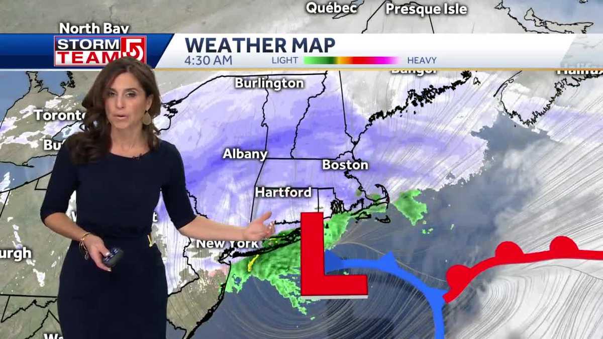 Video: Winds shifting as cold air, more snow moves in