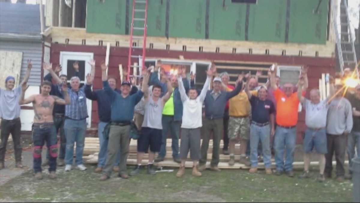 Volunteers renovate home for family in need
