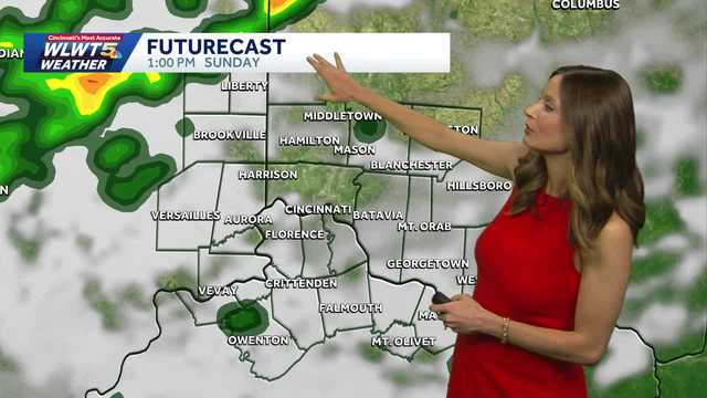 Weather Impact Sunday: Scattered rain, storms in Cincy