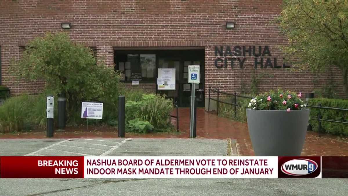 Nashua aldermen vote to reinstate indoor mask mandate