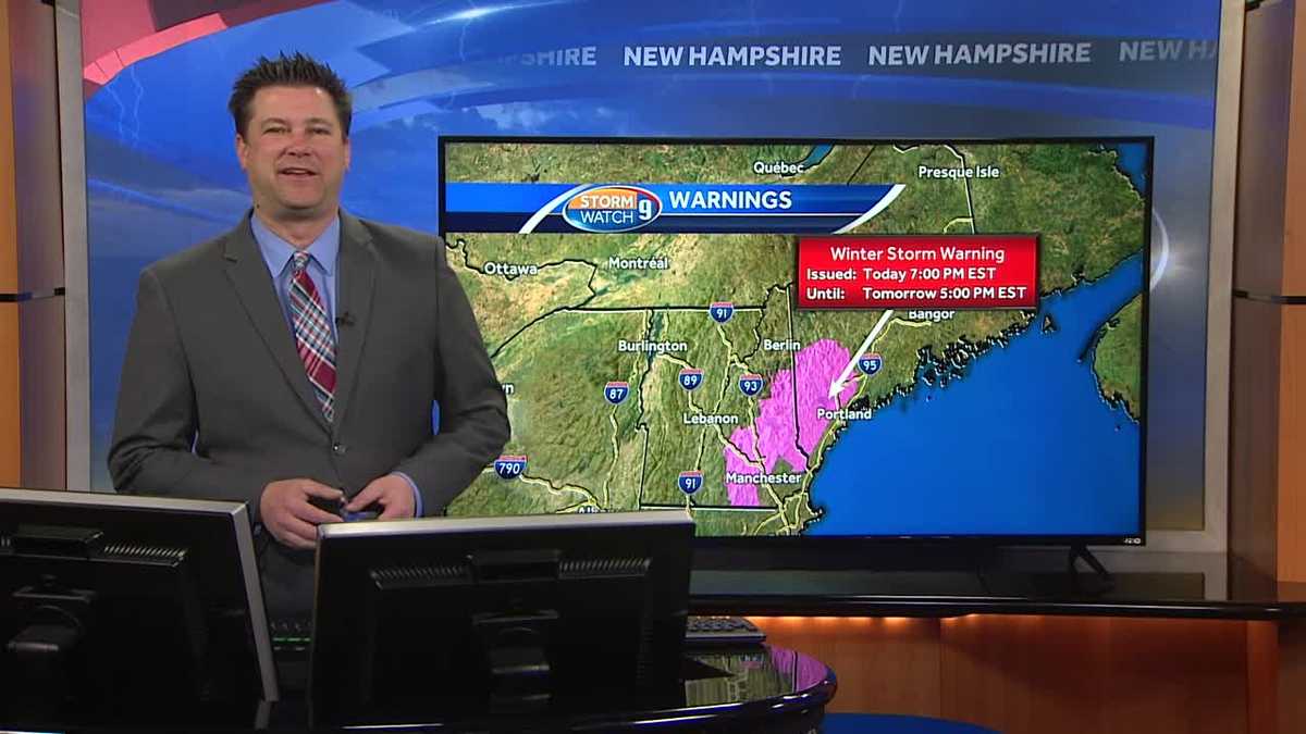 WATCH Winter weather moving into New Hampshire