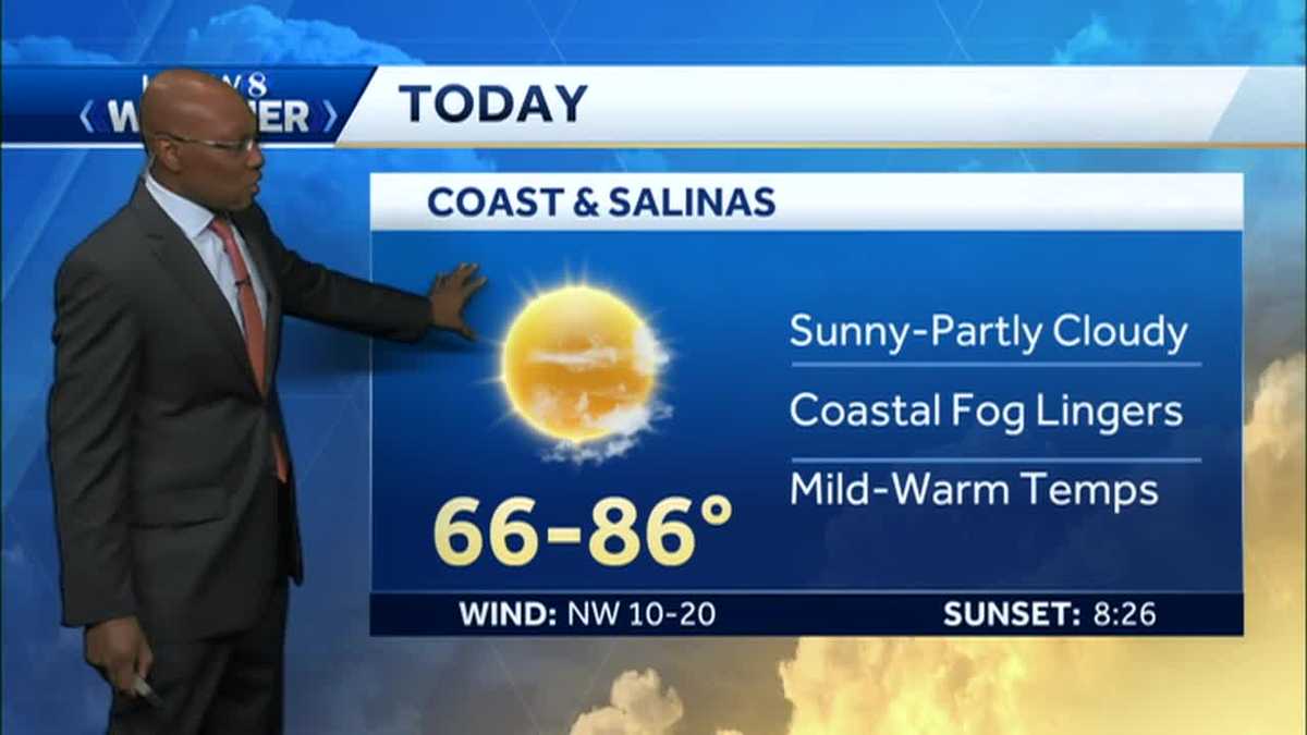 Warmer Inland Temps Slightly Cooler Coast