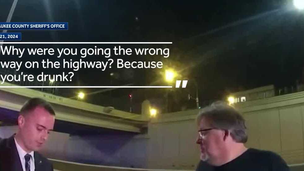 Body camera video shows arrest of driver accused of driving the wrong ...