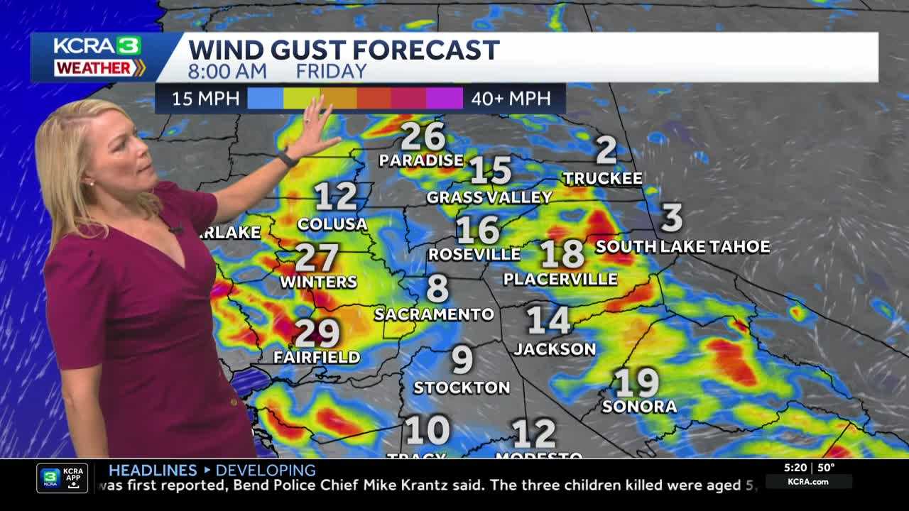Northern California forecast: Sierra winds relax, warm start to weekend
