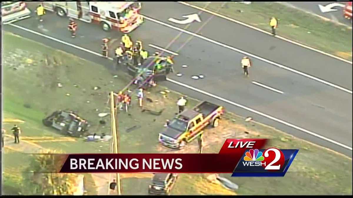 Vehicle overturns near Orange Blossom Trail and Fudge Road in Apopka