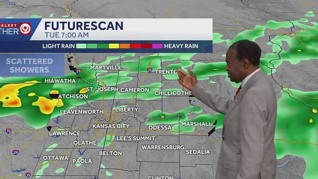 Monday night storms could bring hail, wind before cooler temperatures on Tuesday