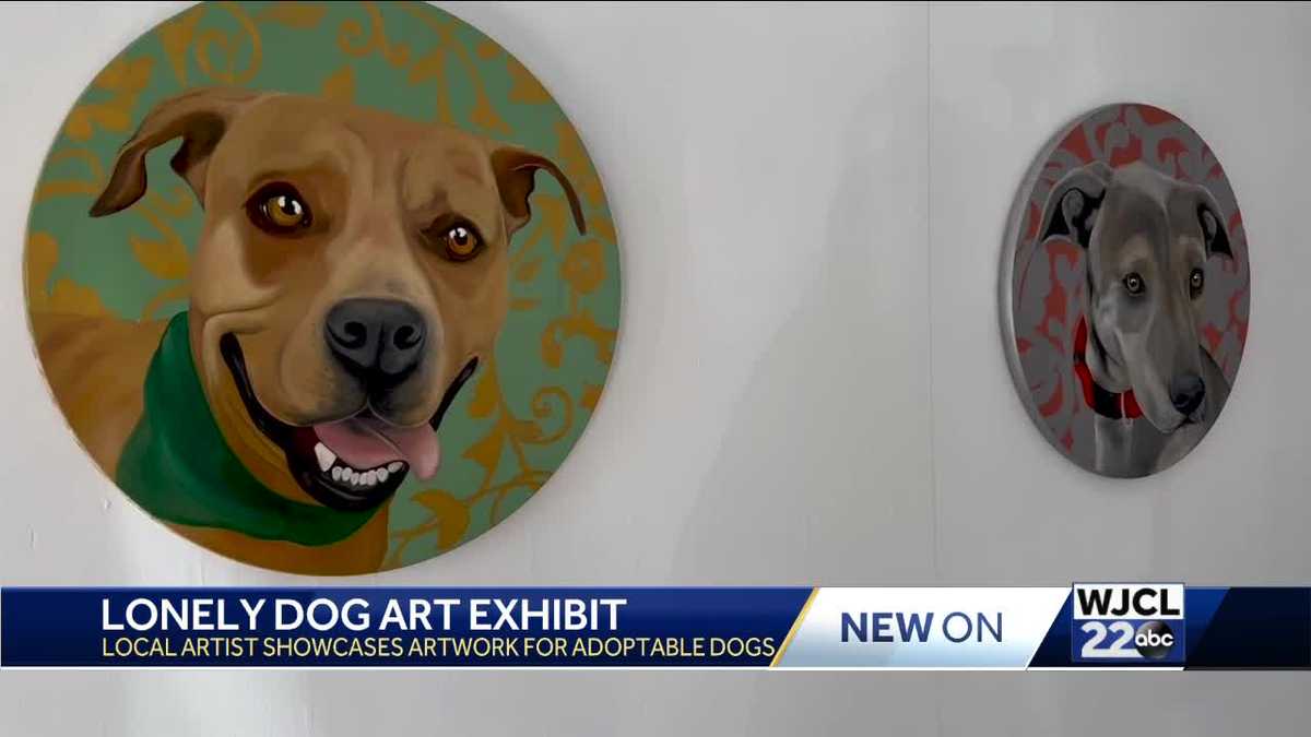 Savannah artist striving to get dogs into homes with new art show