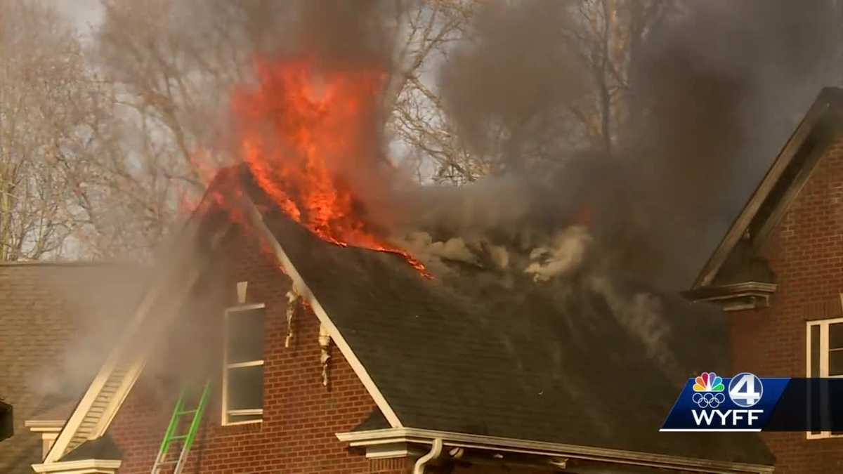 House fire sends smoke billowing through Upstate community