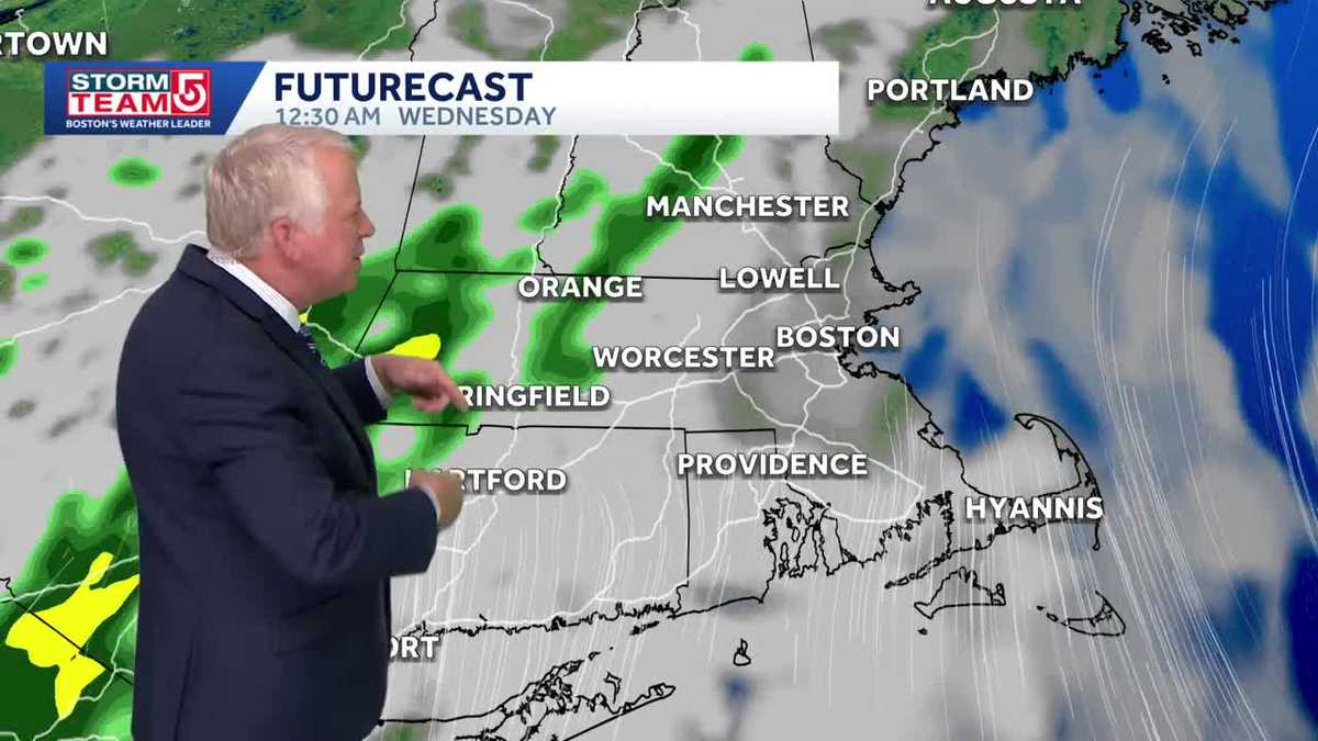 Video: Rain tomorrow during morning commute