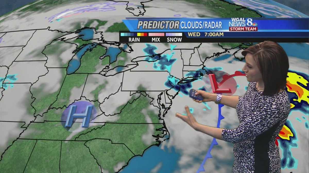 Widespread rain headed our way