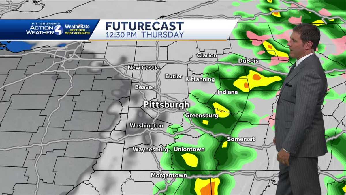 Pittsburgh weather: Mild with spotty afternoon showers