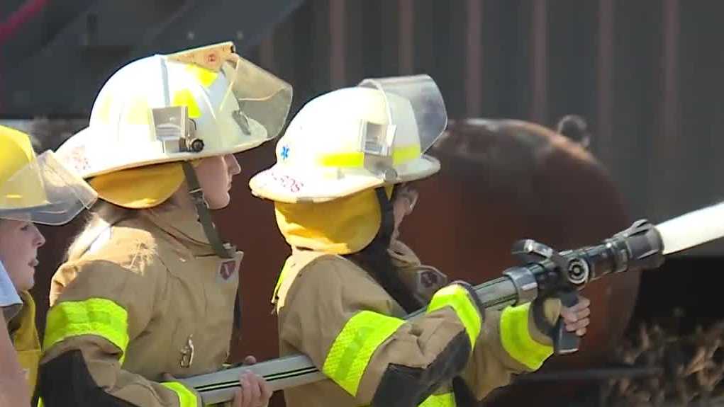 Kansas City firefighters inspire next generation of young women through hands-on training
