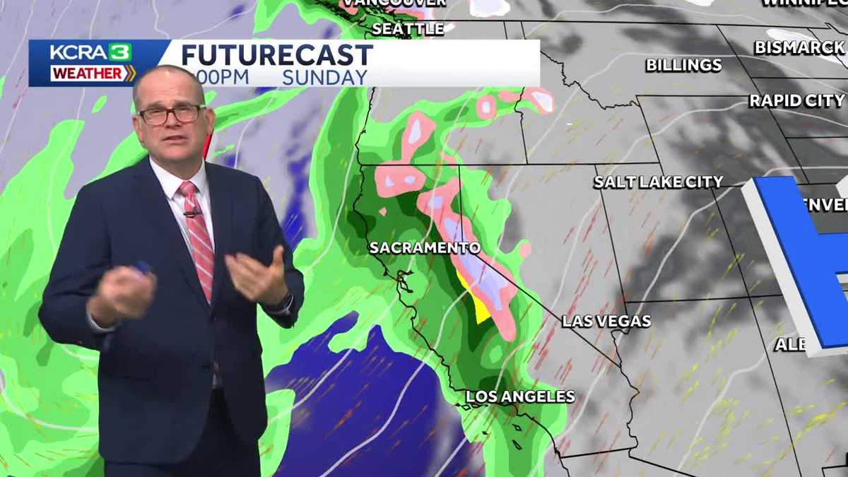 Fog giving way to rain in Northern California as another period of wet weather moves in.