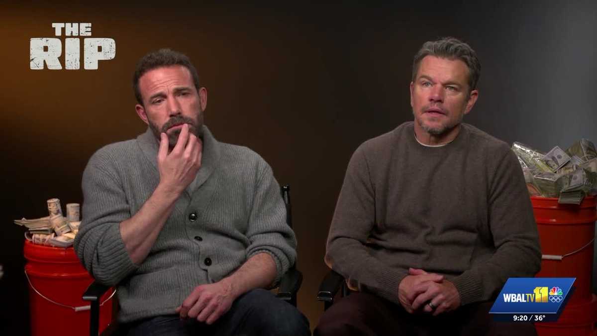 Film critic: Interviewing Matt Damon and Ben Affleck about "The Rip"